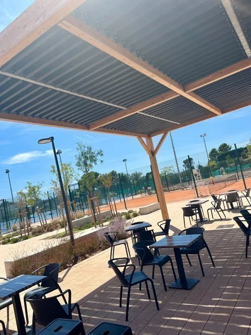 Tennistraining im Saint-Raphaël Country Club