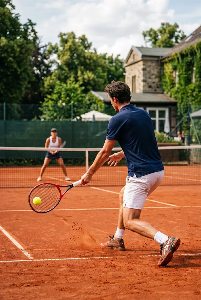 Sandplatz Tennis