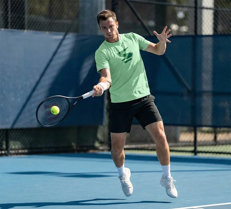 Spin im Tennis aufbauen